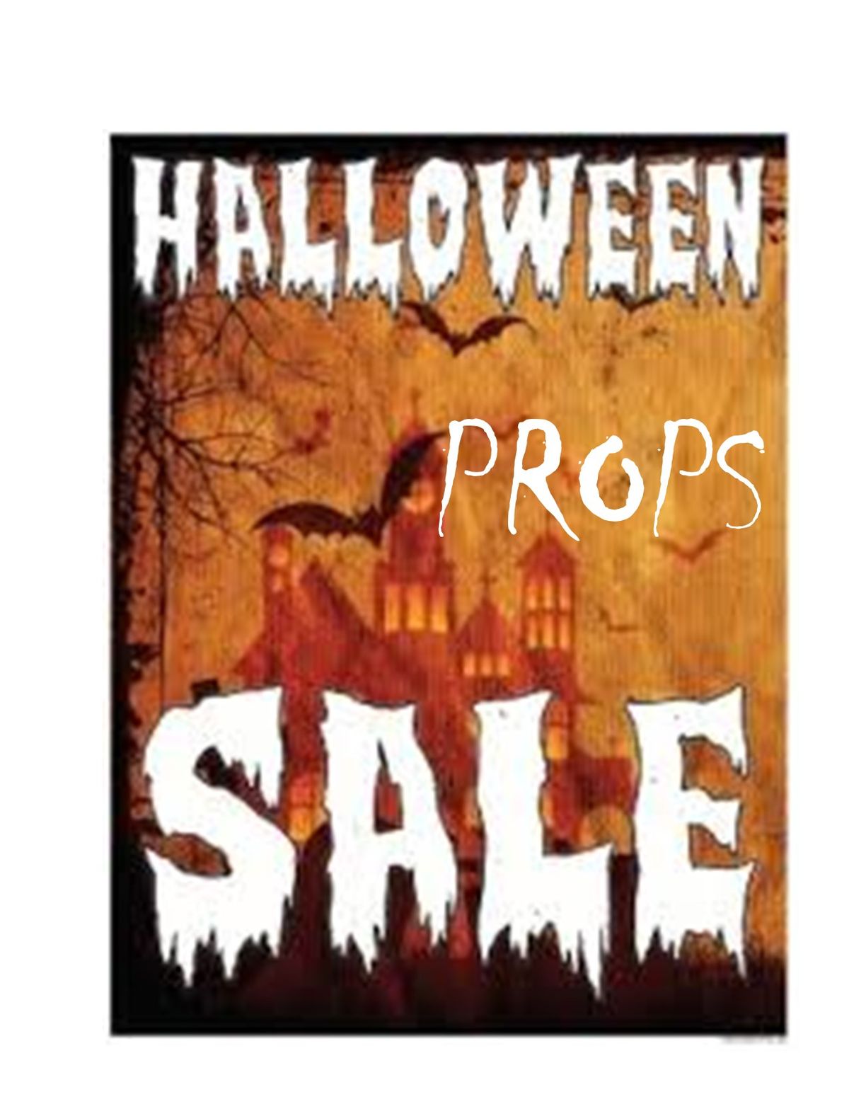 Halloween Prop Sale