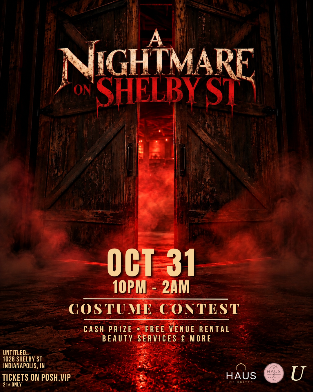 A Nightmare on Shelby St: Halloween Party in Indianapolis, Sat Oct 31 ...