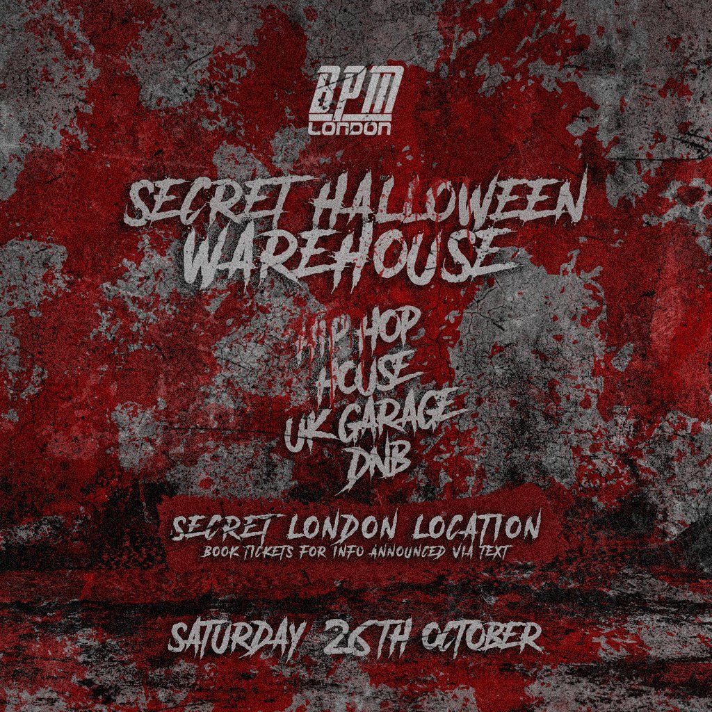 Secret Halloween Warehouse Rave