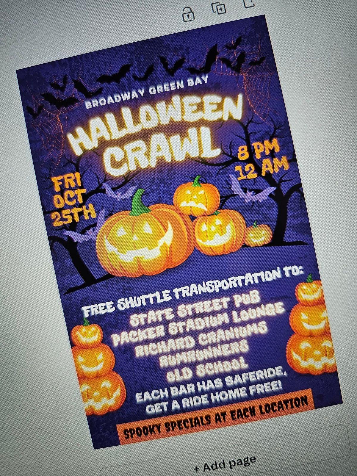 Halloween Crawl