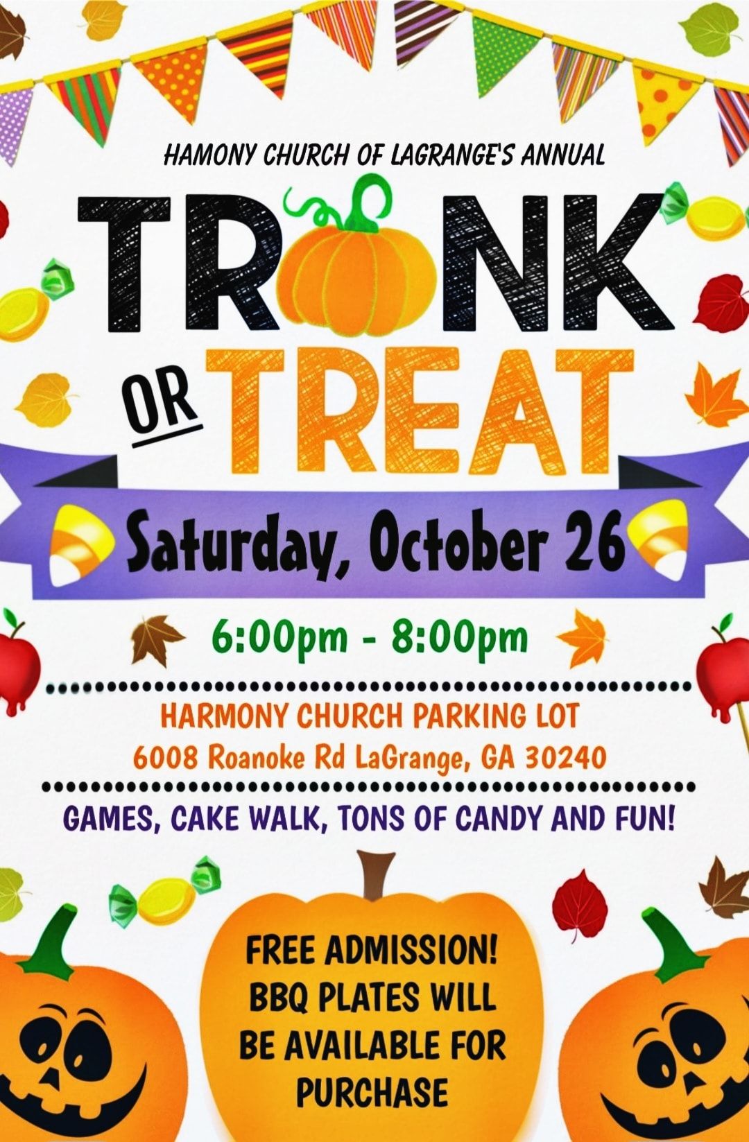 Trunk or Treat