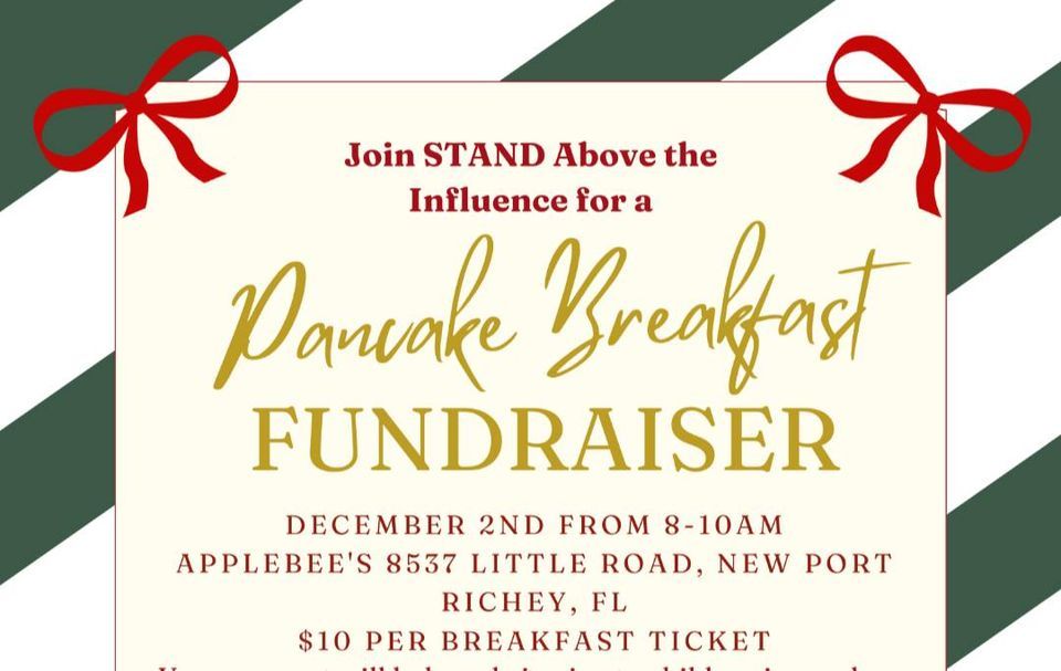 STAND Above the Influence Pancake Breakfast Fundraiser for Helping