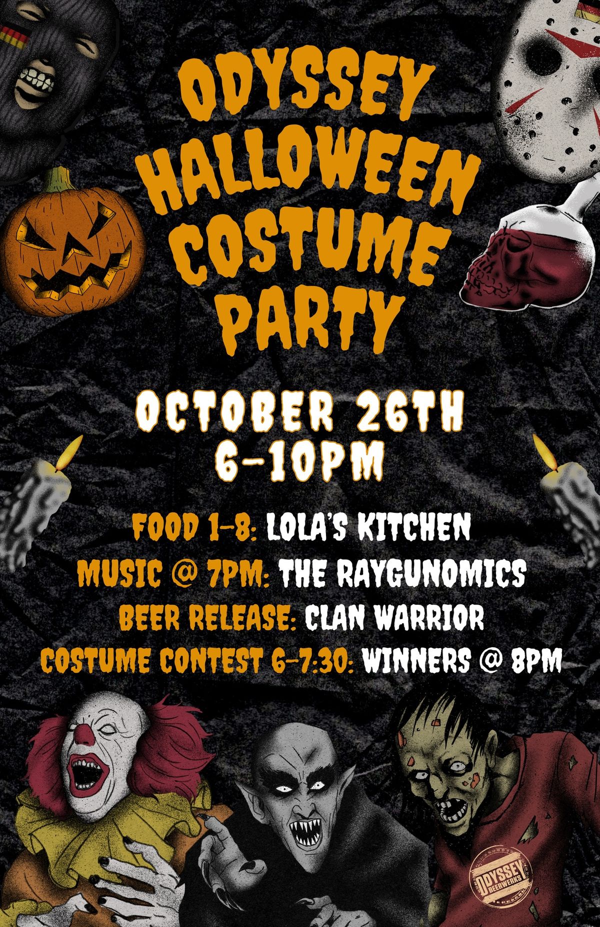 Halloween Party at Odyssey Beerwerks