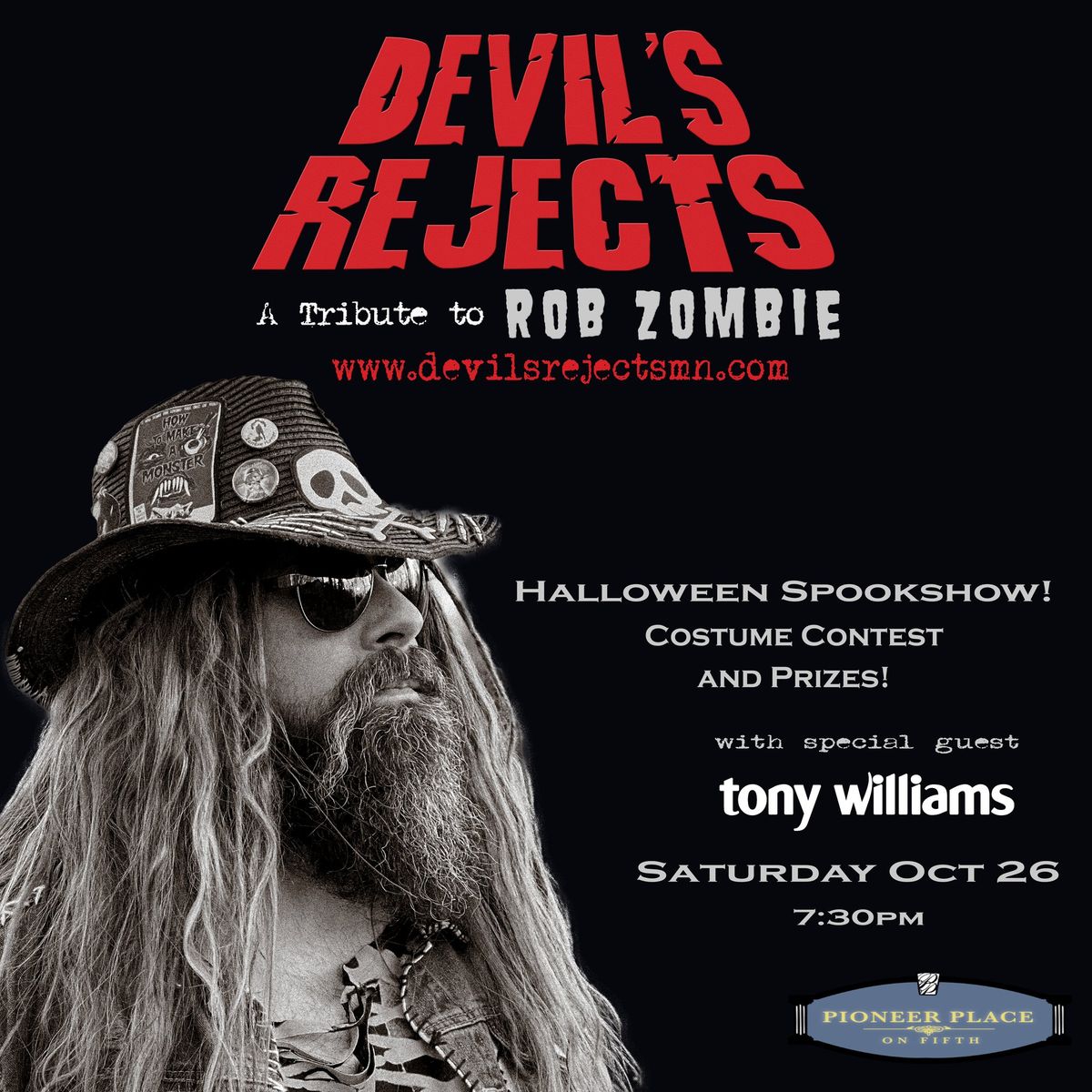 Halloween Spookshow & Costume Contest!  Special Guest Tony Williams