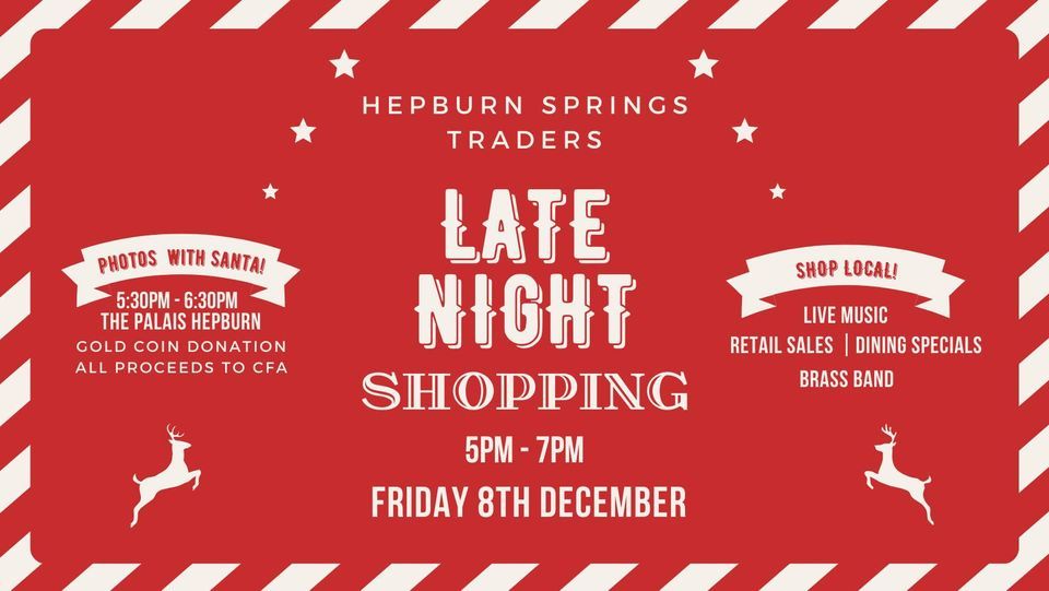 Hepburn Springs Late Night Shopping Main Rd, Hepburn Springs VIC 3461