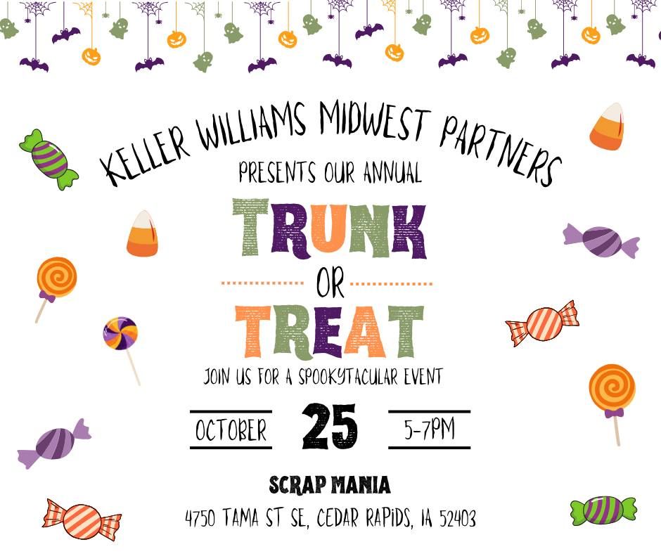 Trunk or Treat w/Keller Williams Midwest Partners at Scrapmania! 4750