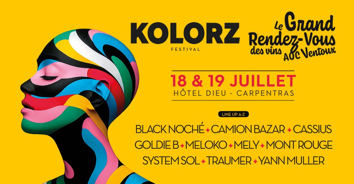 Kolorz Festival \u2022 Summer Edition 2025 in Carpentras