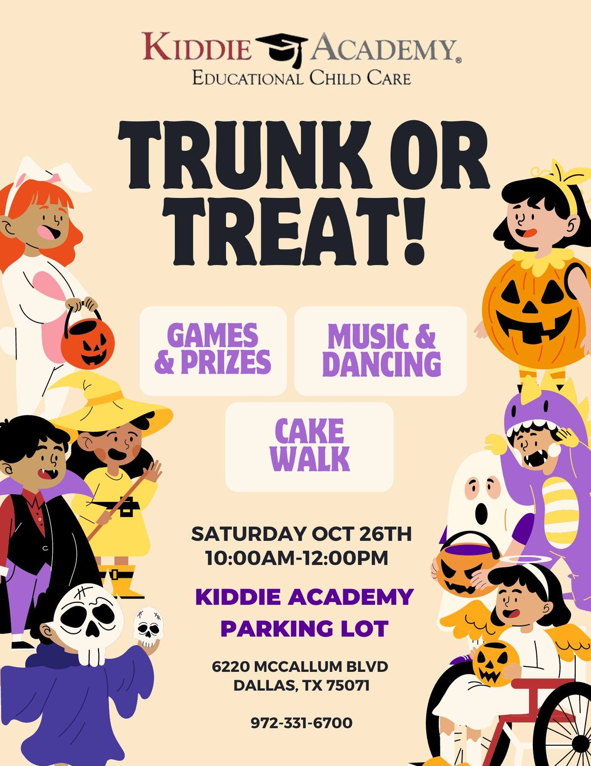 1st Annual Trunk or Treat! 