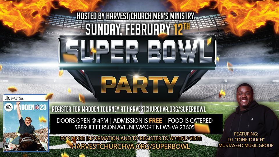 MADDEN 2023 TOURNAMENT + SUPER BOWL PARTY, Immortal Vision Studio,  Philadelphia, February 12 2023