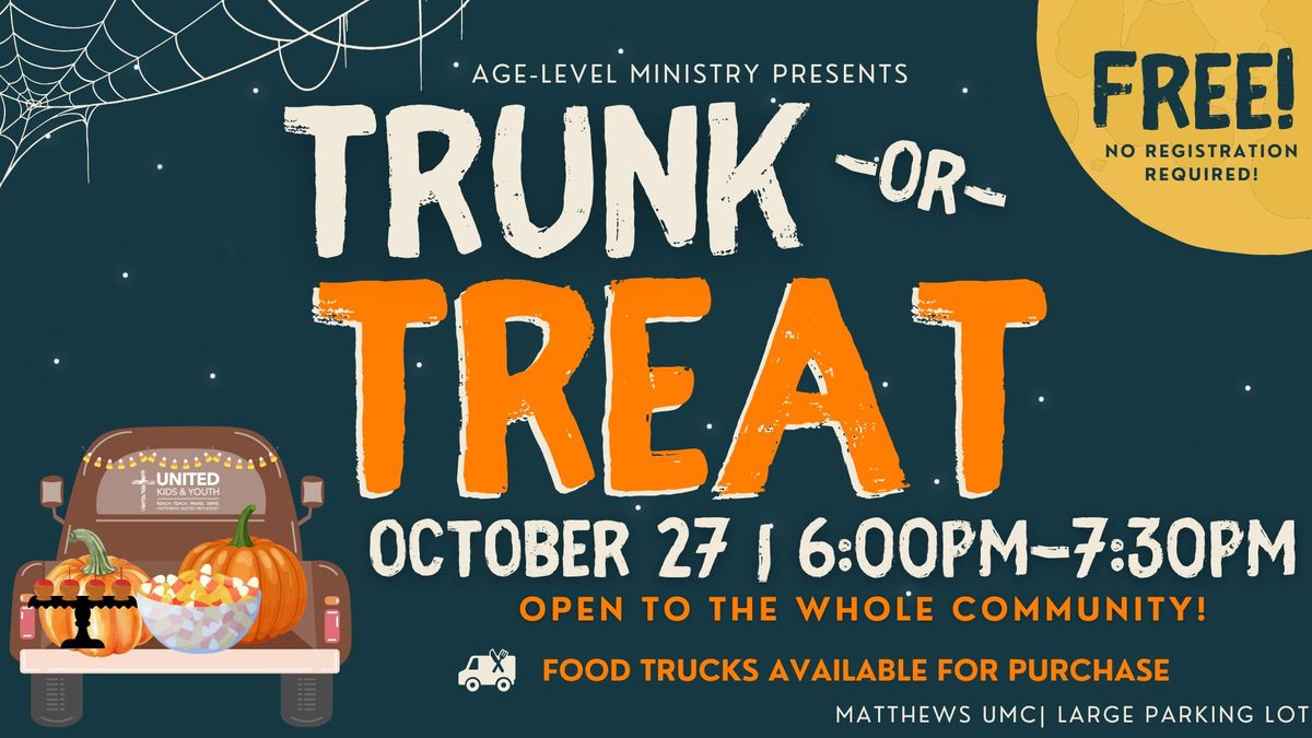 Trunk Or Treat | Free Community Event