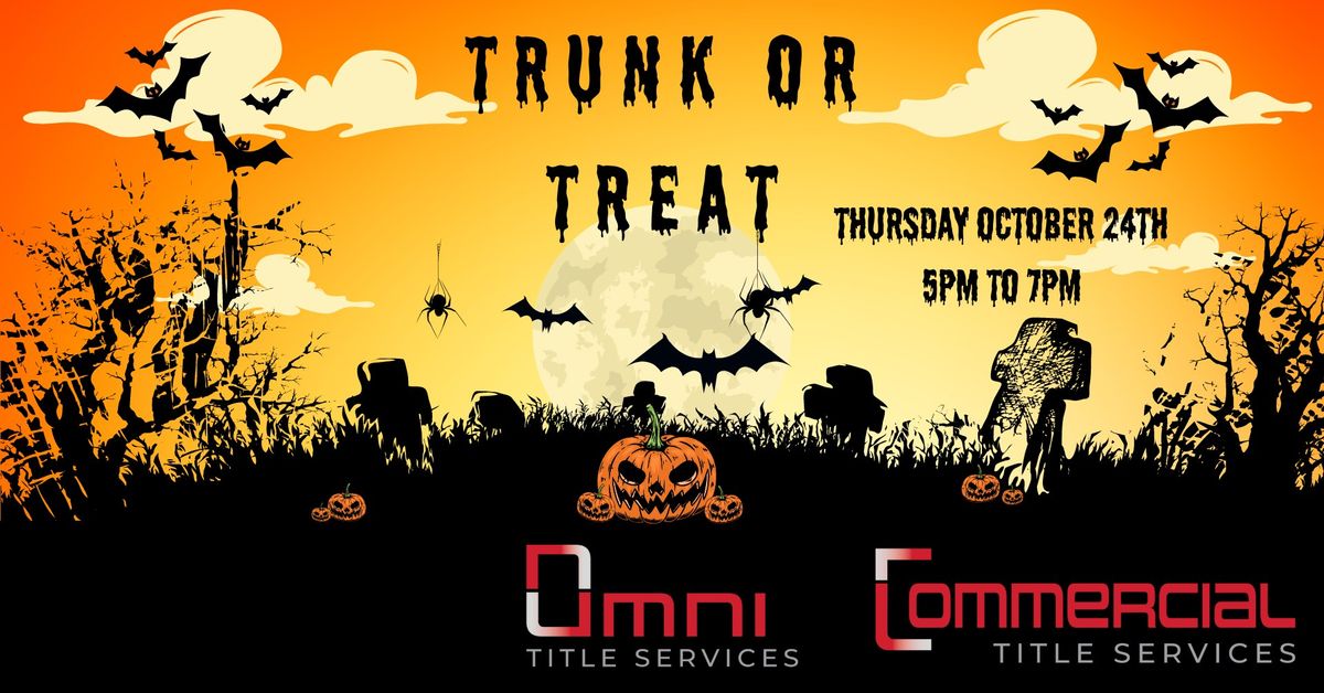 3rd Annual Trunk or Treat