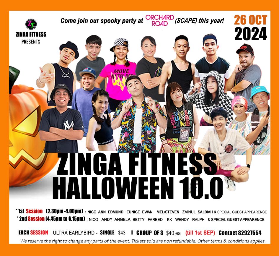 Zinga Fitness 10th Halloween Fitness Party