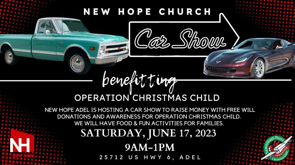 Operation Christmas Child Car Show at New Hope Church New Hope Church