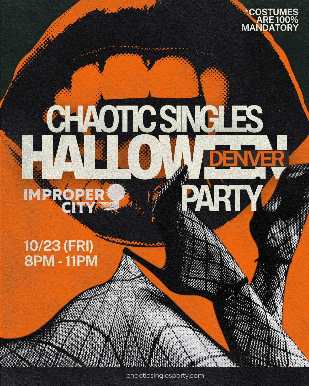 Chaotic Singles HALLOWEEN Party (Denver) in Denver, Fri Oct 23 | Hunt ...