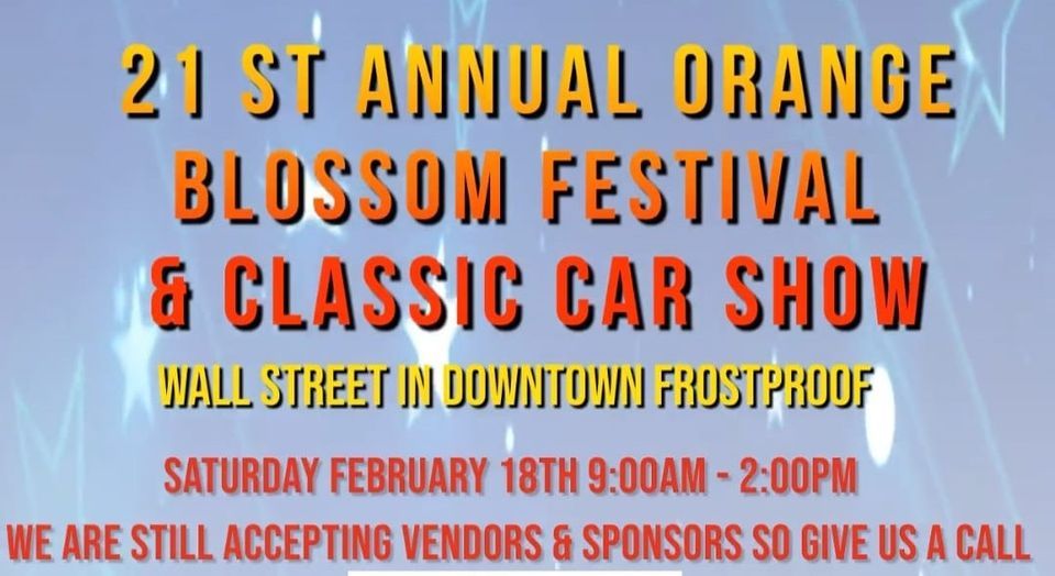 2023 Orange Blossom Festival & Classic Car Show Frostproof E Wall