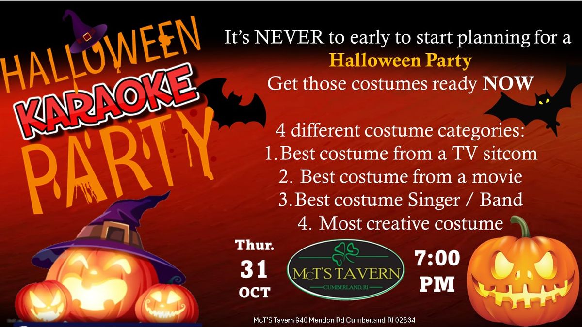 Halloween Karaoke Party