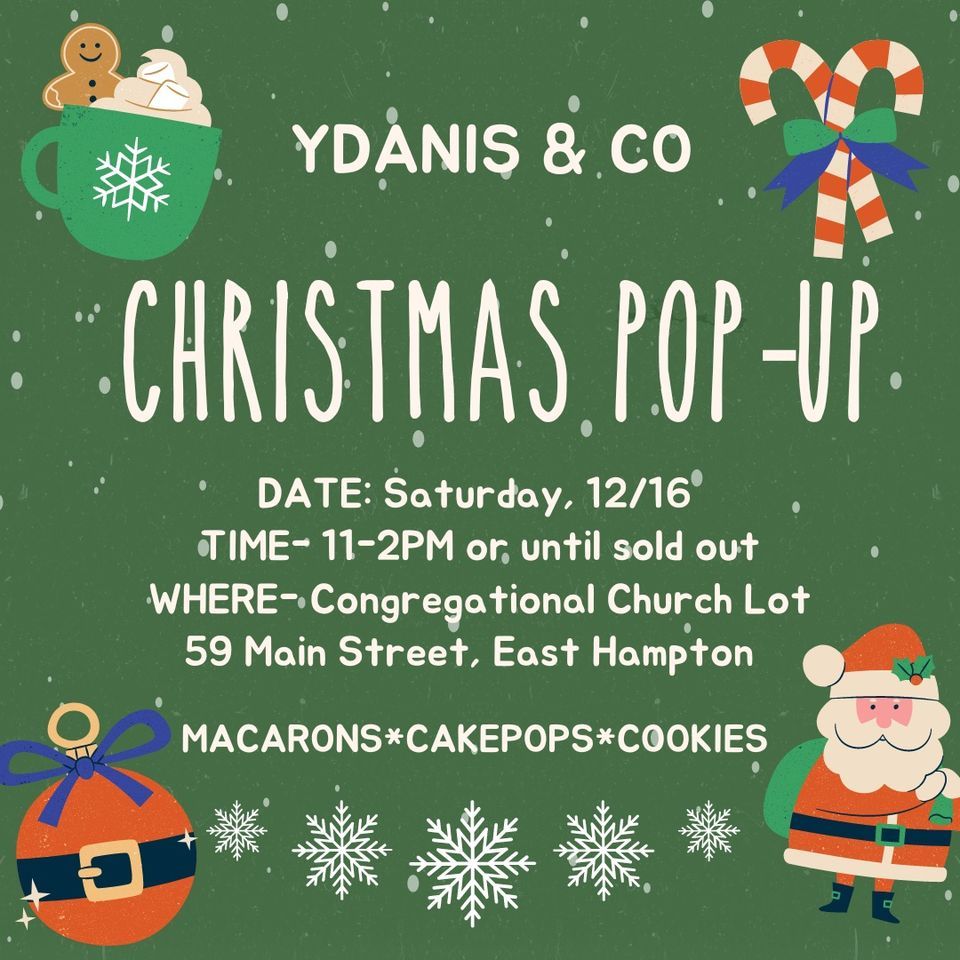 Macaron Christmas PopUp Congregational Church of East Hampton