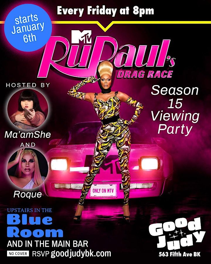RuPauls Drag Race Viewing Party Good Judy, Brooklyn, NY January 20