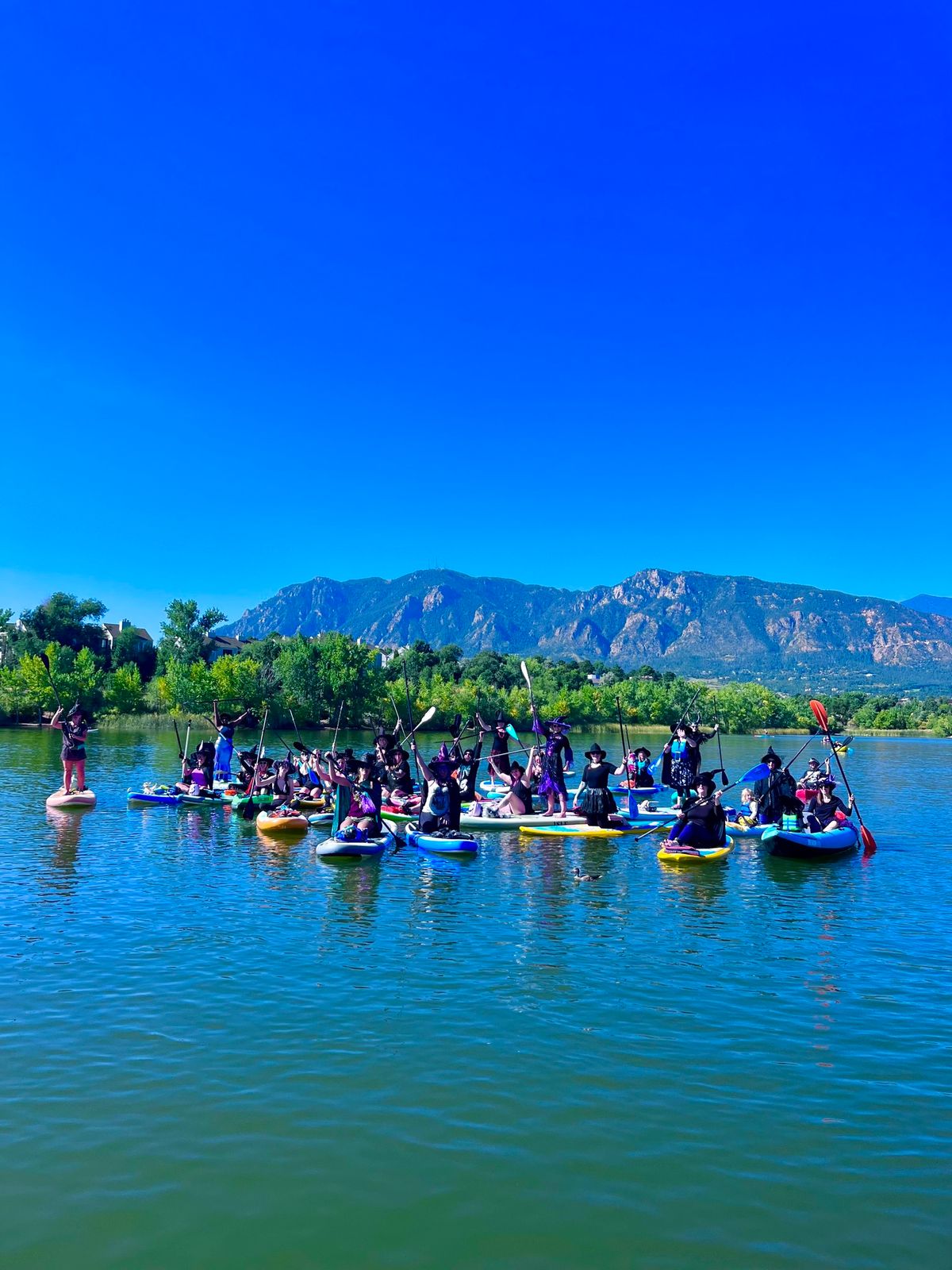 Witches & Ghouls Halloween Paddle - Plenty of FREE Parking