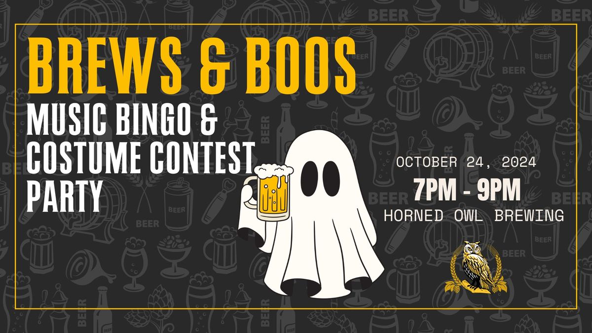 Brews & Boos Music Bingo & Costume Party