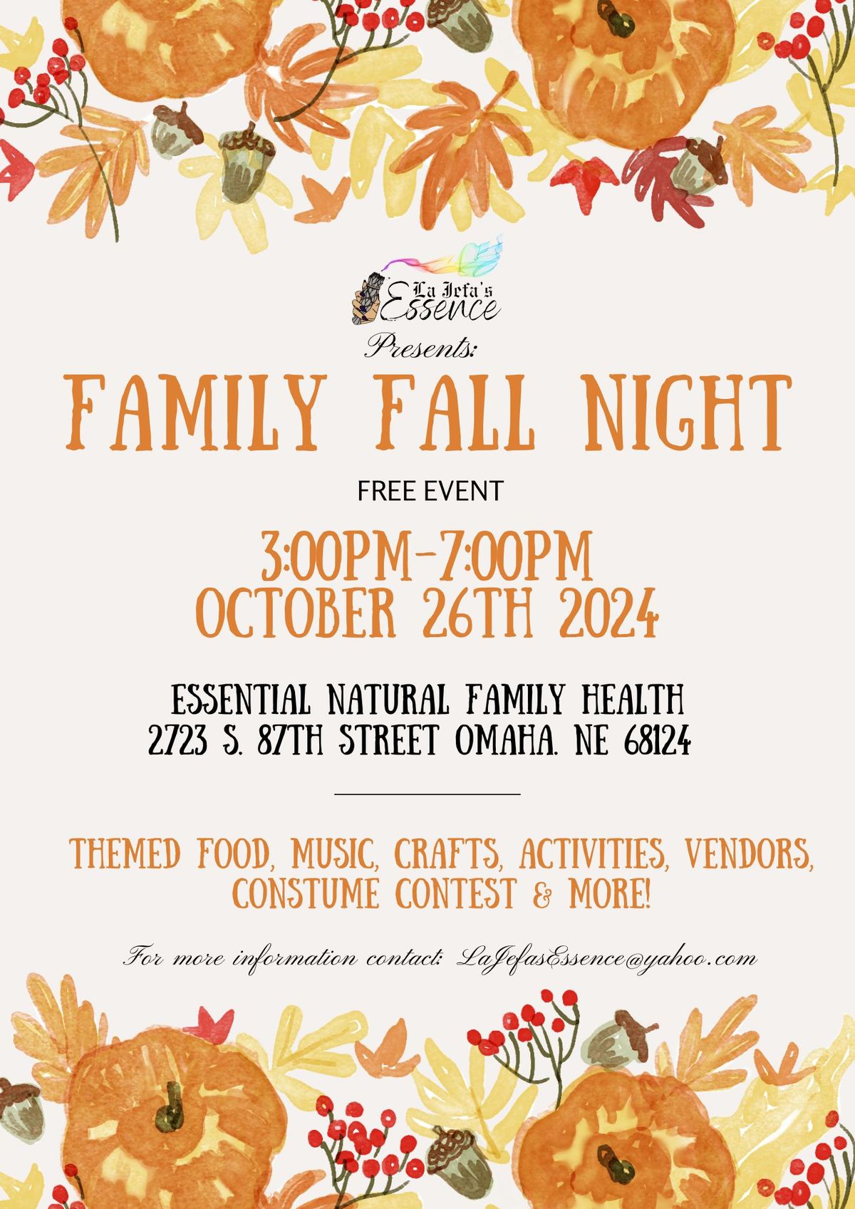 Family Fall Night!!