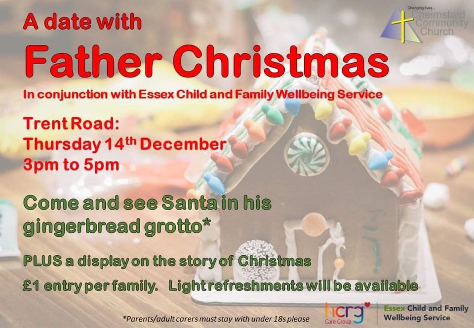 A Date with Father Christmas Chelmsford Community Church December