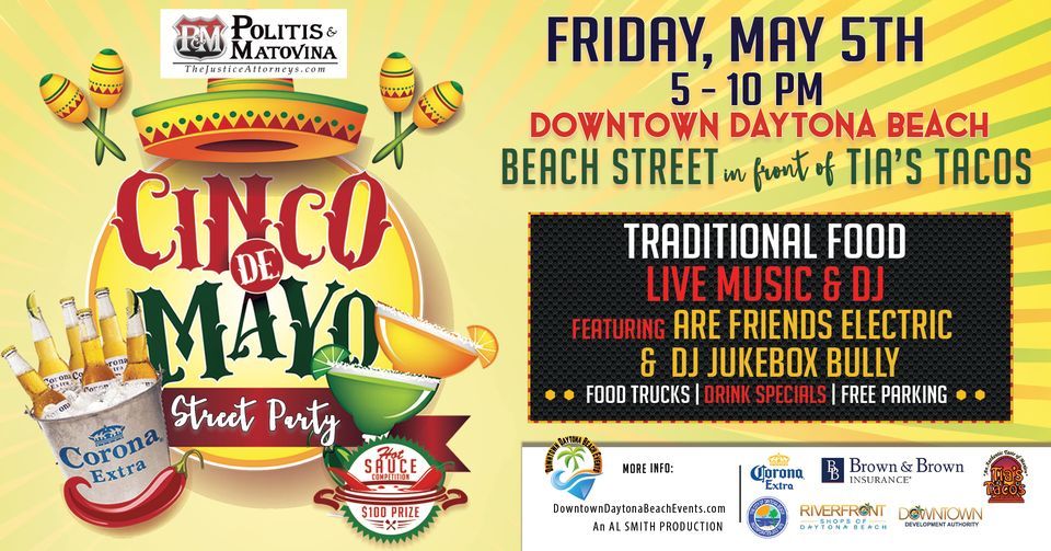 Cinco de Mayo Street Party | Riverfront Shops of Daytona Beach | May 5 ...