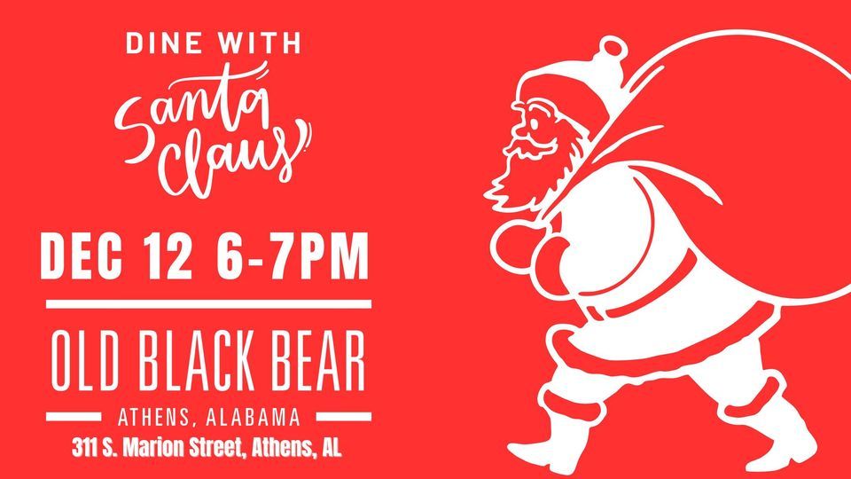 Dine with Santa Claus at OBB Athens! | Old Black Bear Brewing Co