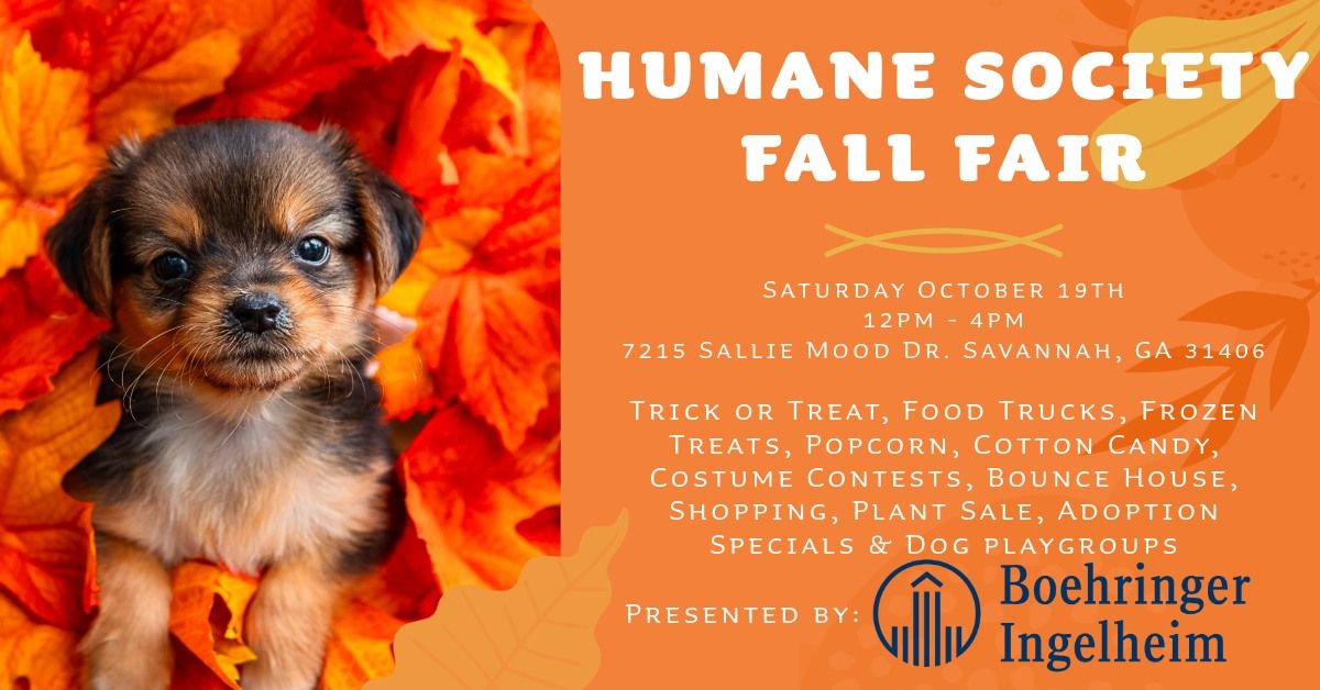 Humane Society Fall Fair 