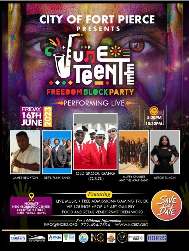 Freedom Block Party 532 N 13th street, Fort Pierce, FL