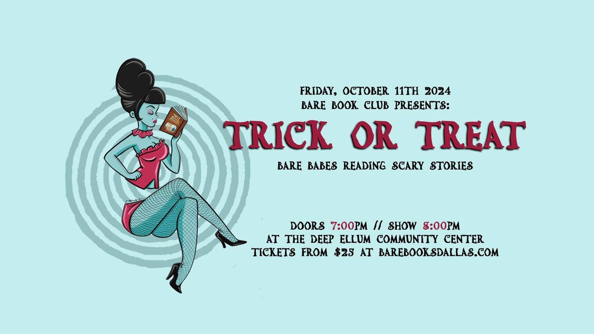 Bare Book Club presents: TRICK OR TREAT