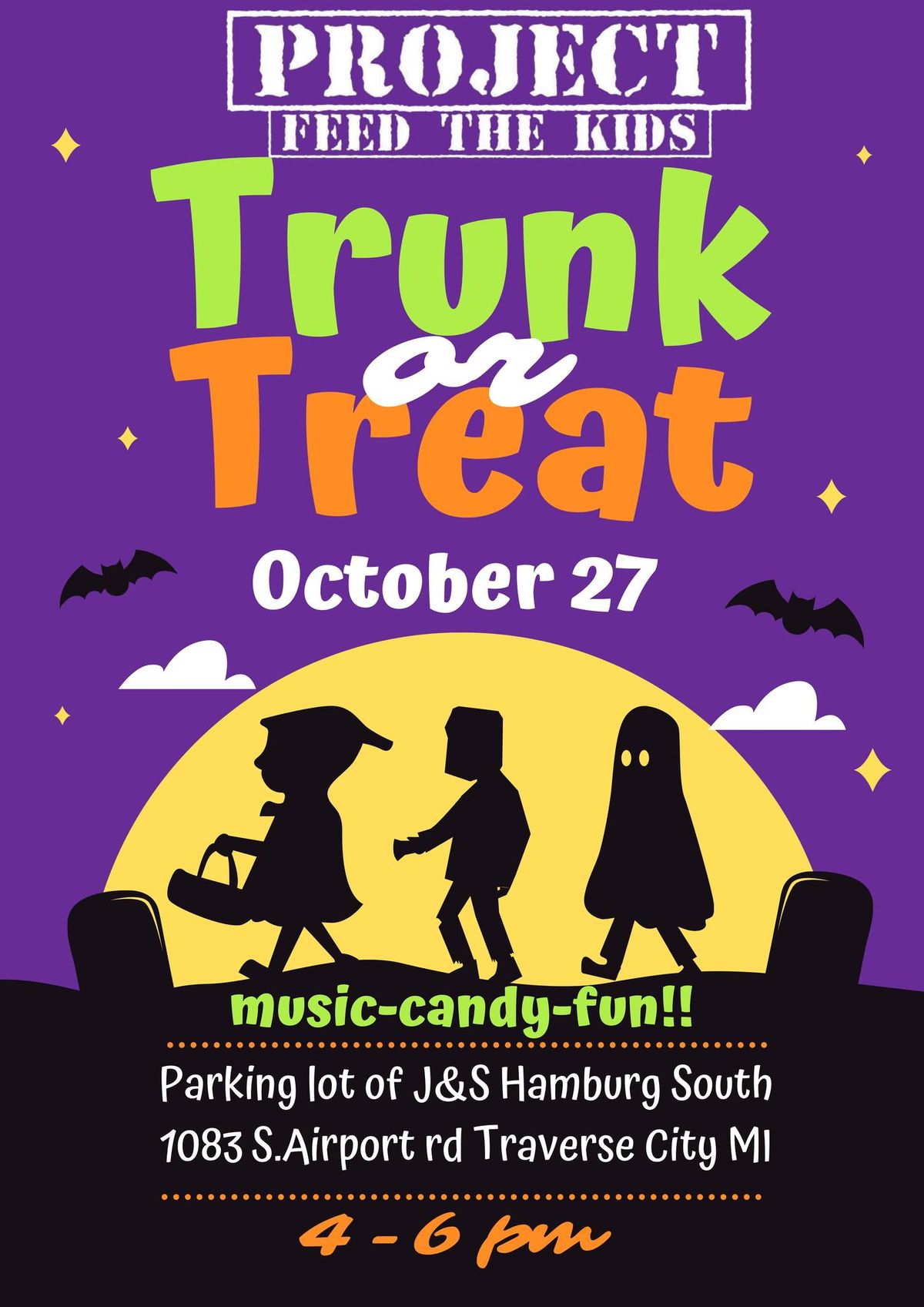 Project Feed the Kids TRUNK OR TREAT \ud83c\udf83