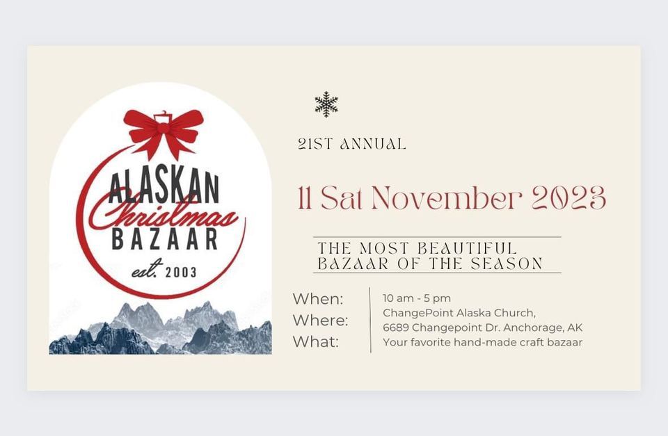 Sheri Mattson Pottery at the Alaskan Christmas Bazaar Change Point