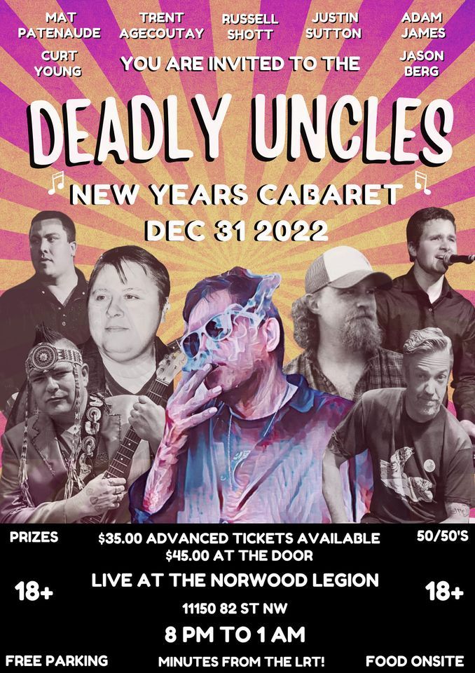 The Deadly Uncles New Years Eve Cabaret with Special Guests!