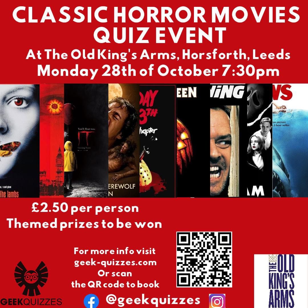 Classic Horror Movies Quiz with geekquizzes