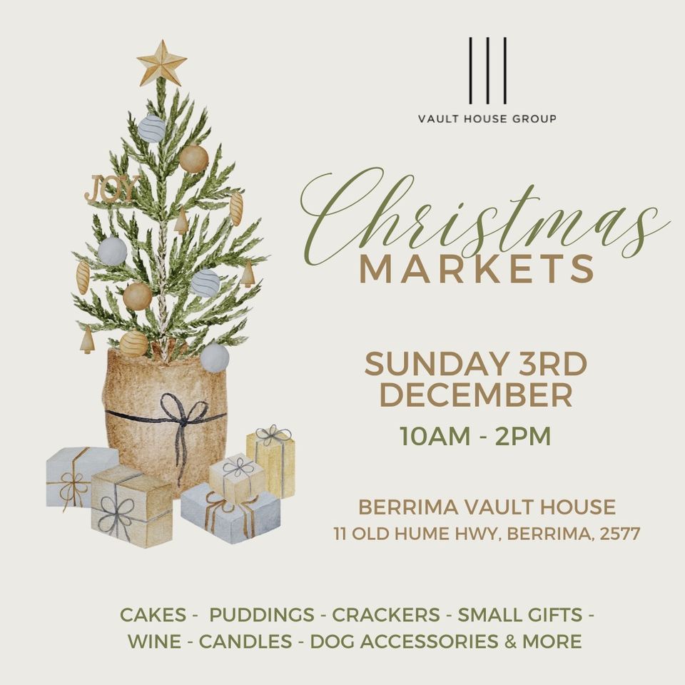 Christmas Markets | Local Businesses Xmas Shopping | Berrima Vault ...