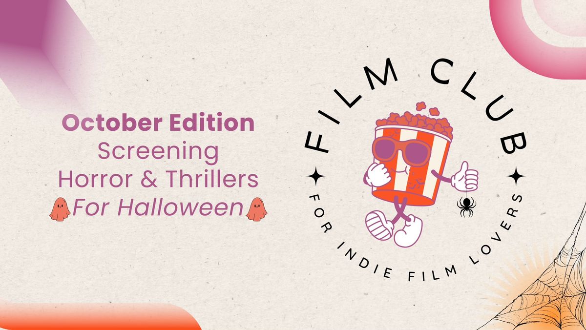 Halloween Special - October Film Club