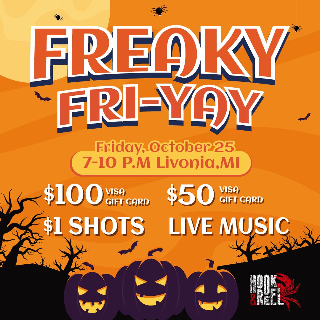 Freaky Fri-Yay Halloween Party at Hook & Reel