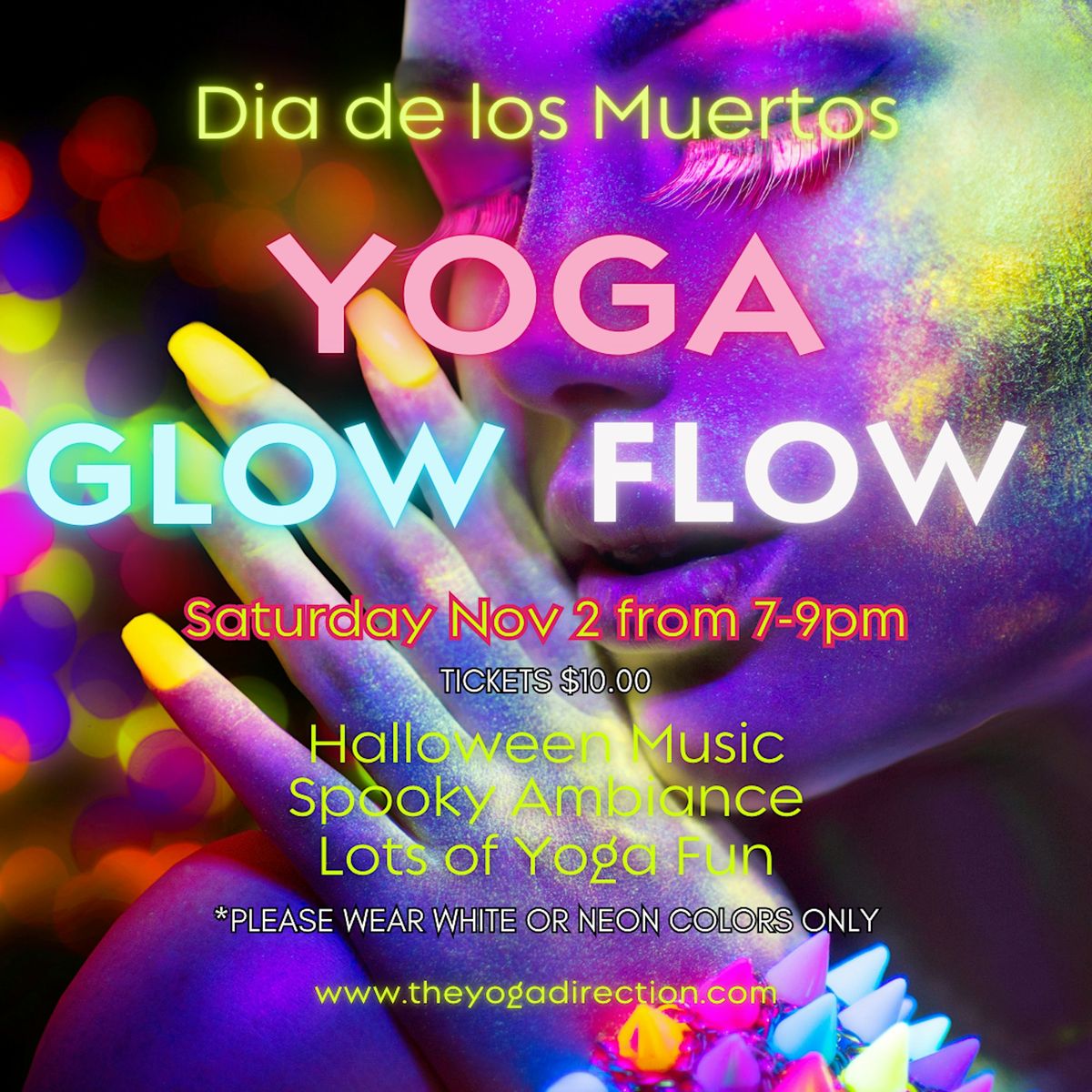 Dia de Los Muertos : a yoga glow flow