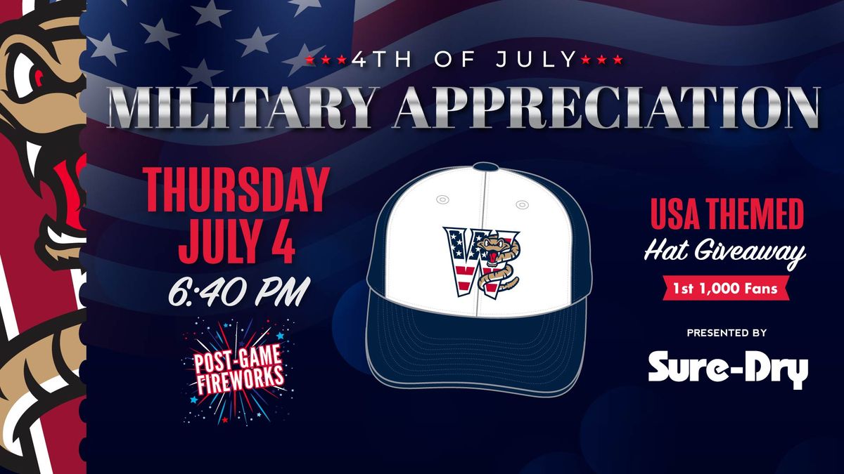 Military Appreciation Night - 4th of July