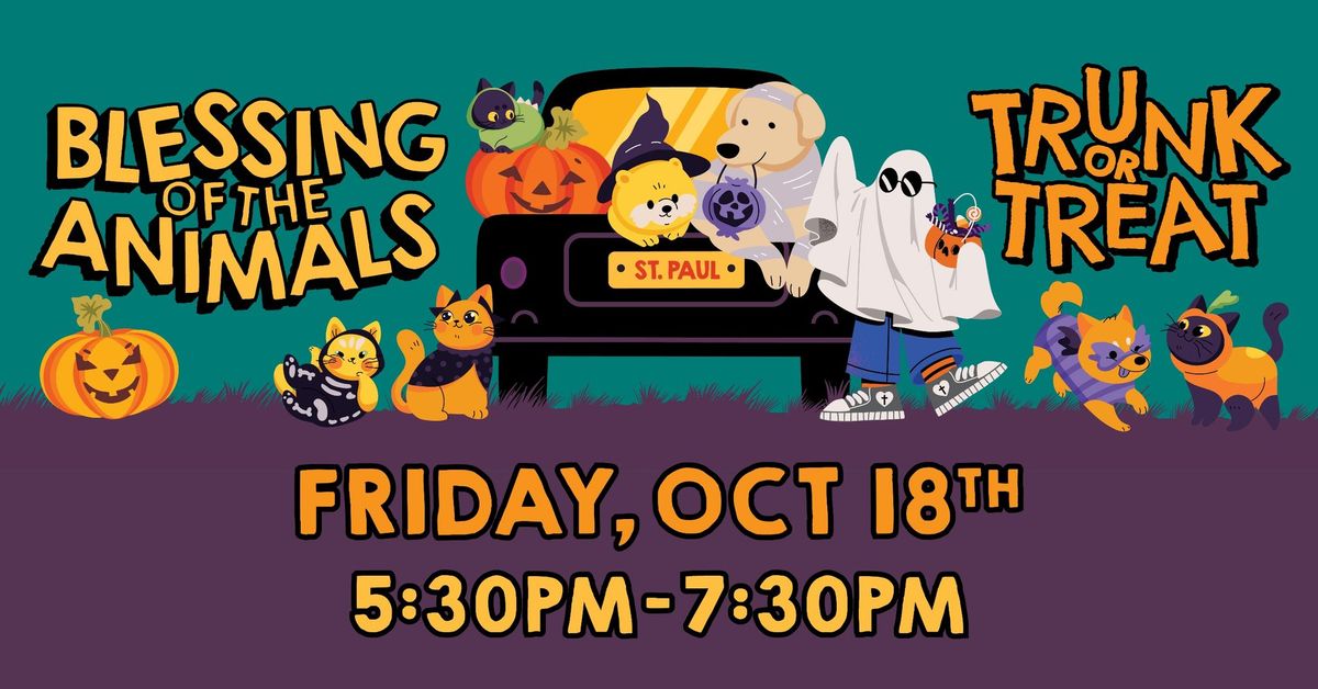 Trunk or Treat and Blessing of the Animals