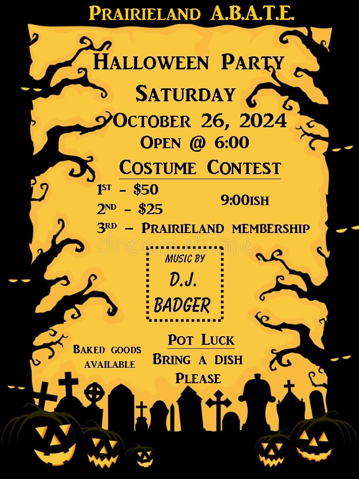 Prairieland ABATE Halloween Party