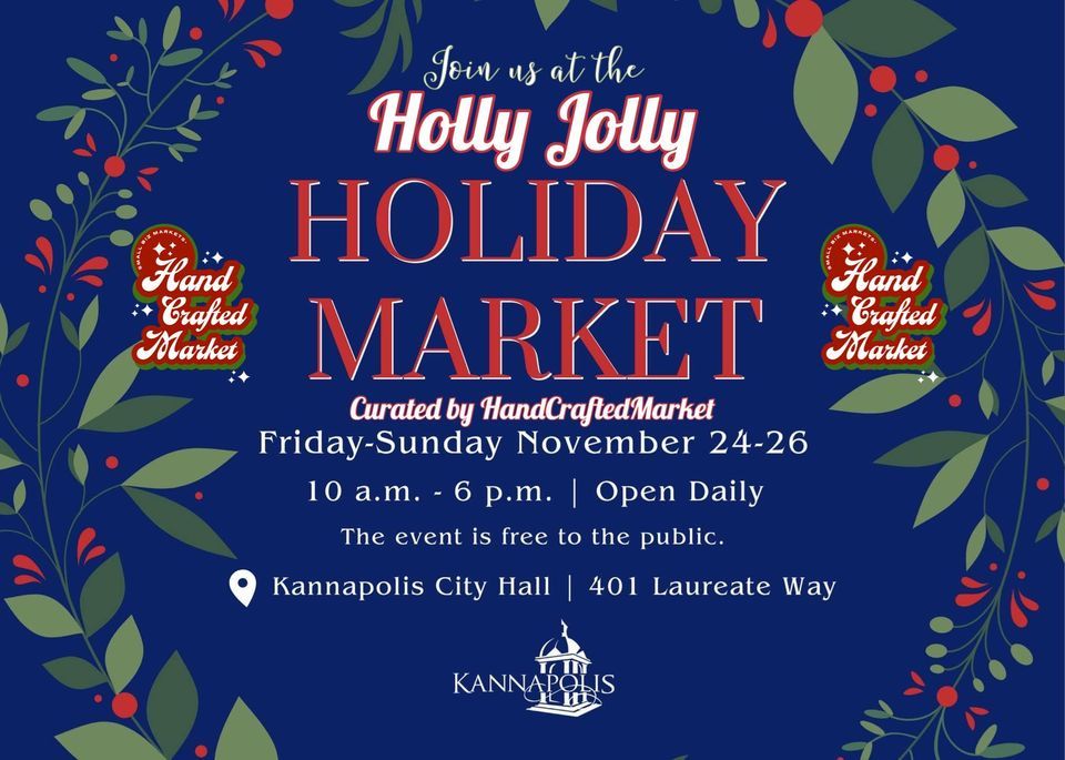 Holly Jolly Holiday Market Kannapolis City Hall and Police