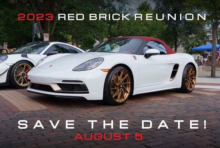 Red Brick Reunion Porsche Car Show 2023 Oxford Memorial Park August