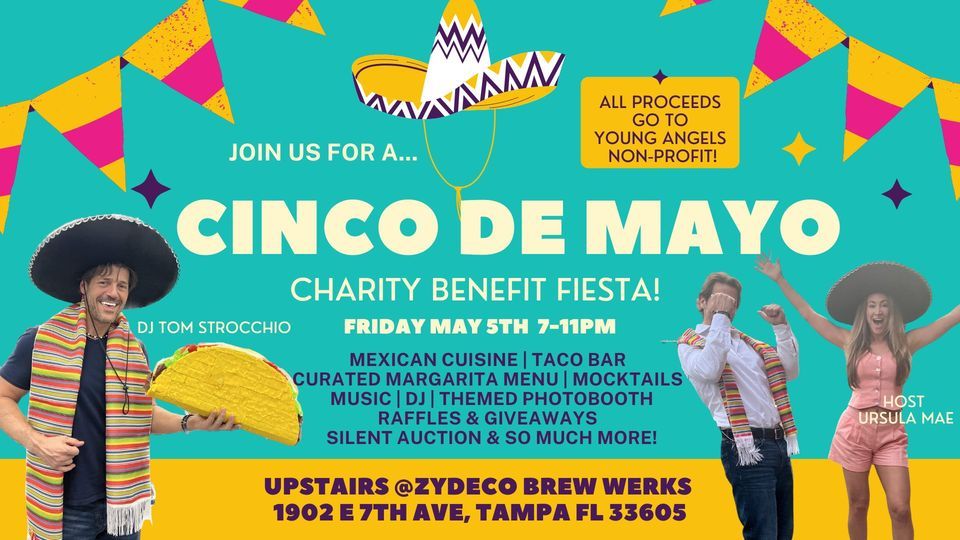 Cinco de Mayo Party Fundraiser benefitting Young Angels Zydeco Brew