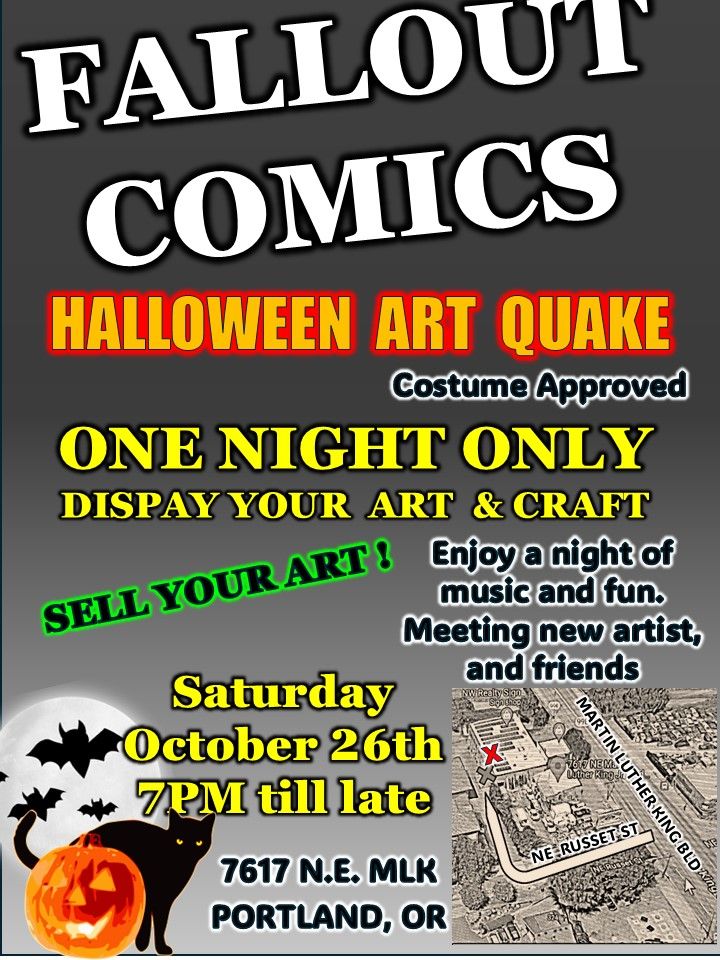 Fallout Comics Halloween Art Quake!