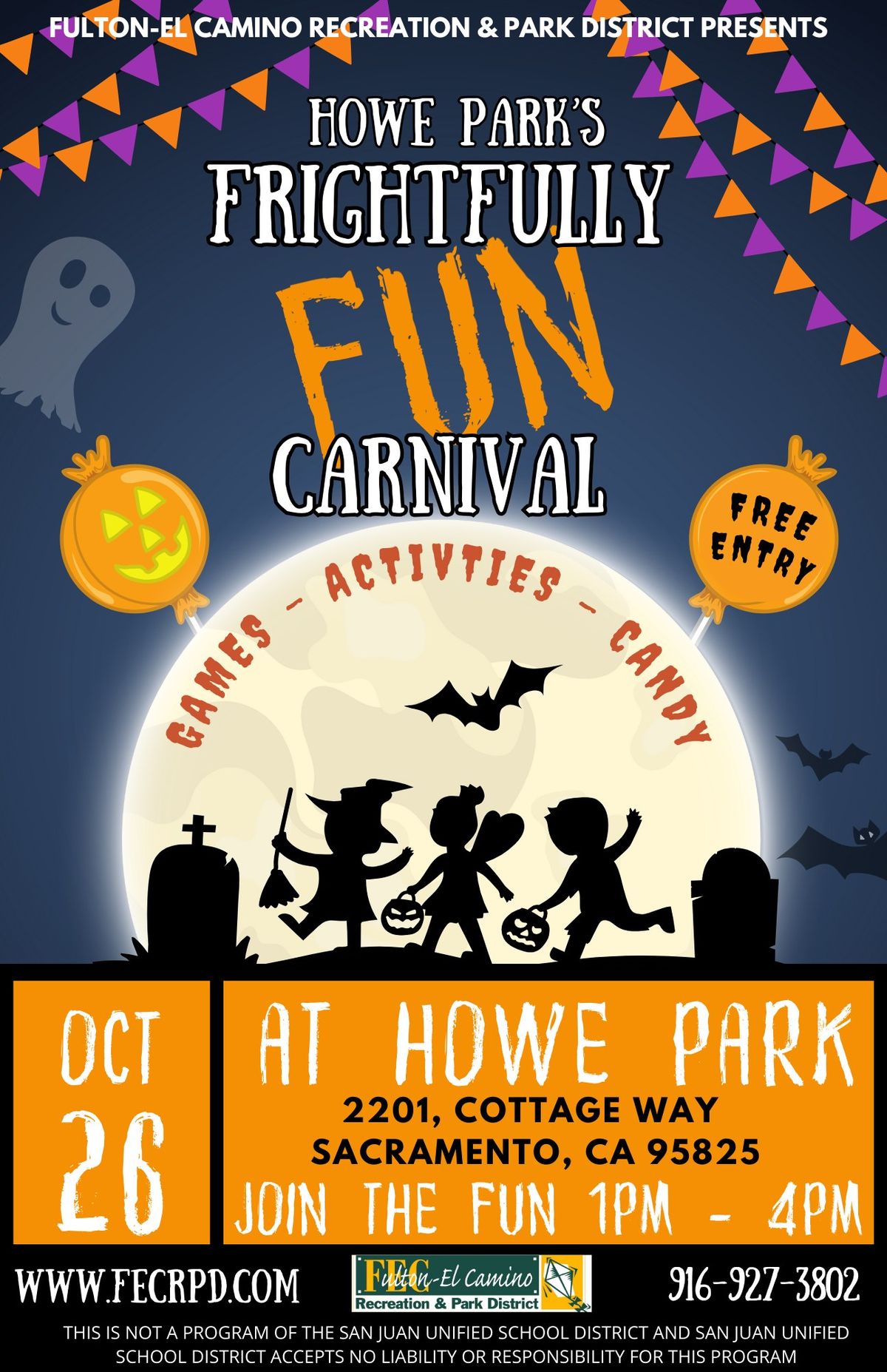 Howe Park's Frightfully Fun Carnival 