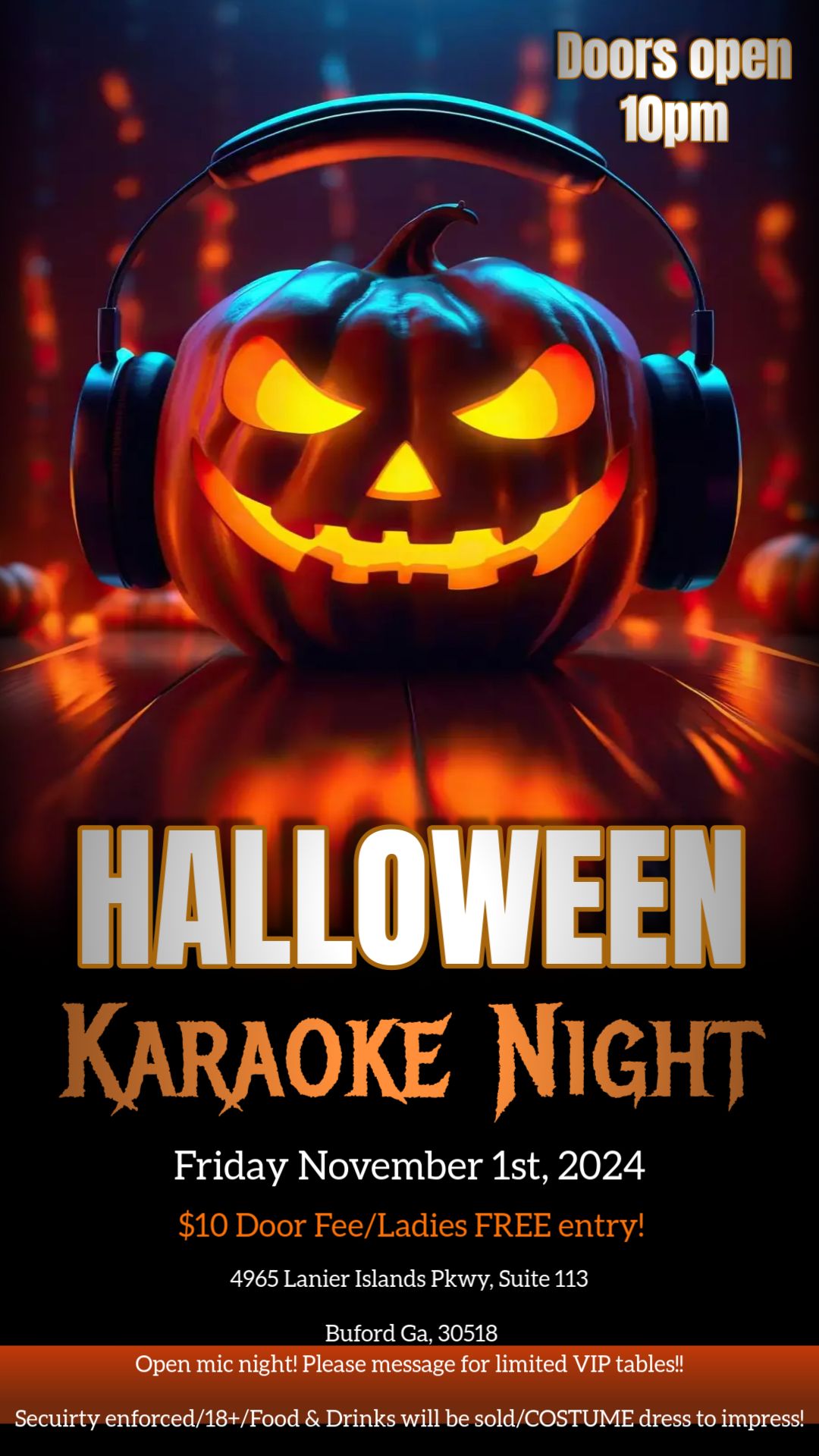 HALLOWEEN KARAOKE NIGHT!! \ud83d\udc7d\ud83c\udf83