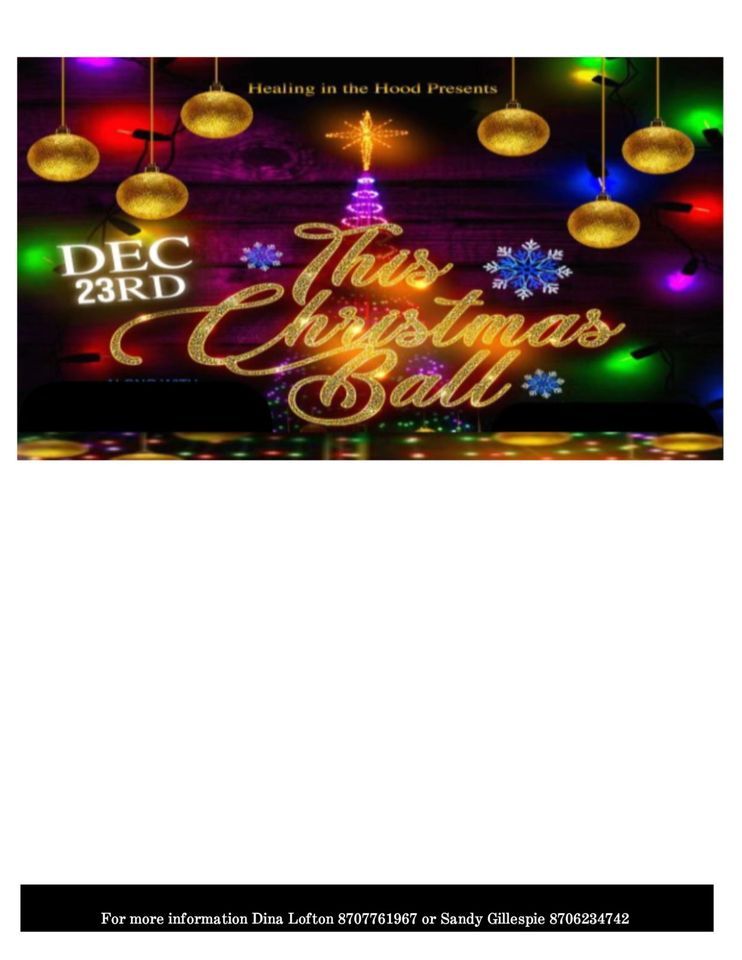 This Christmas Ball The Essence Event Center The Old ET