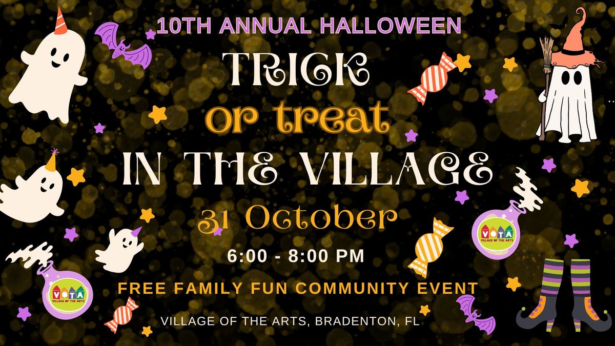 Halloween Trick or Treat in the Village of the Arts